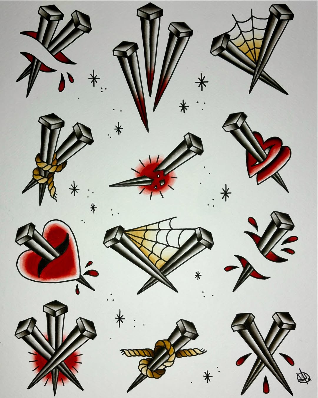 La tattoo artist Helena Lucarelli allo stand durante una convention nazionale